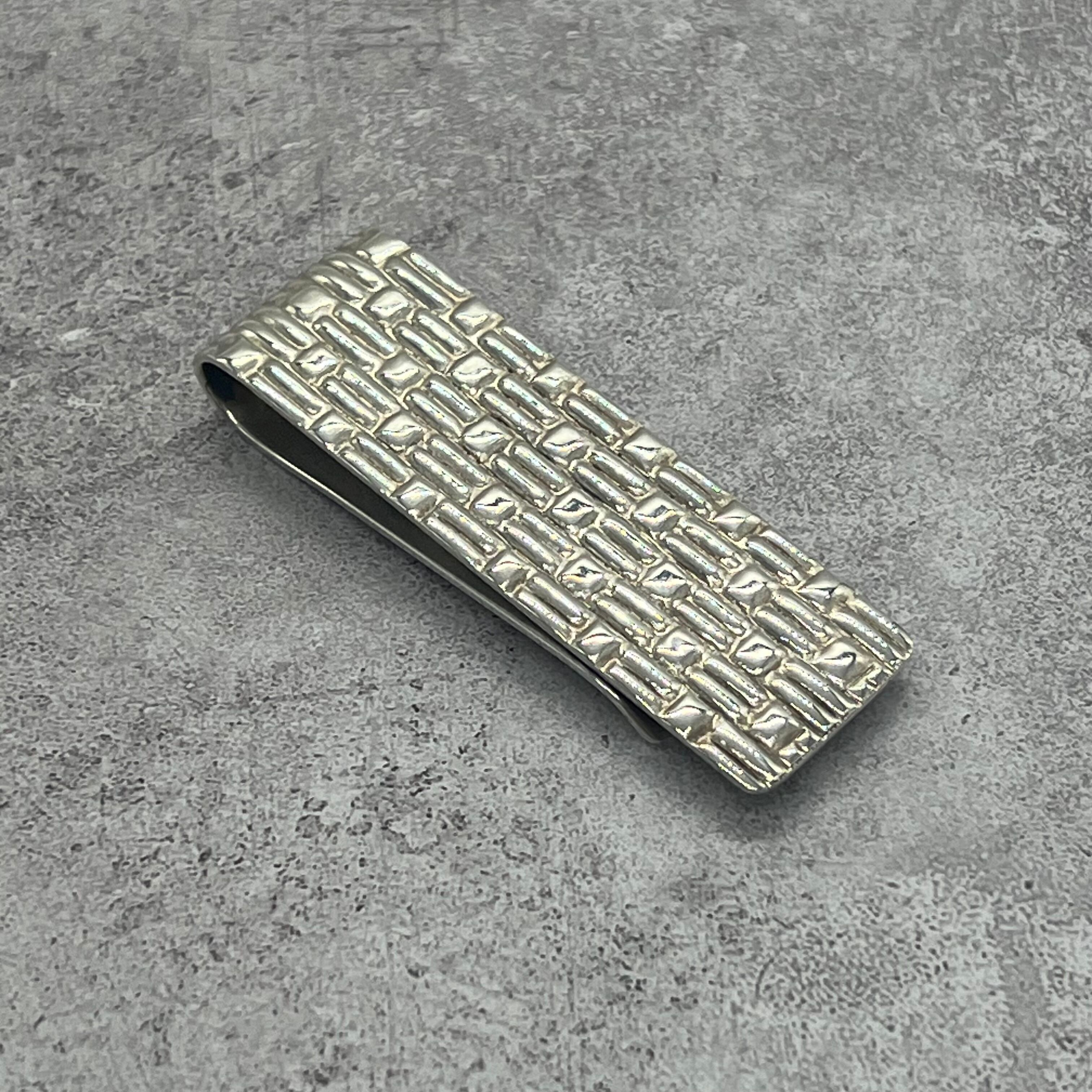 ティファニー TIFFANY&CO バスケット ウェーブ マネークリップ 希少