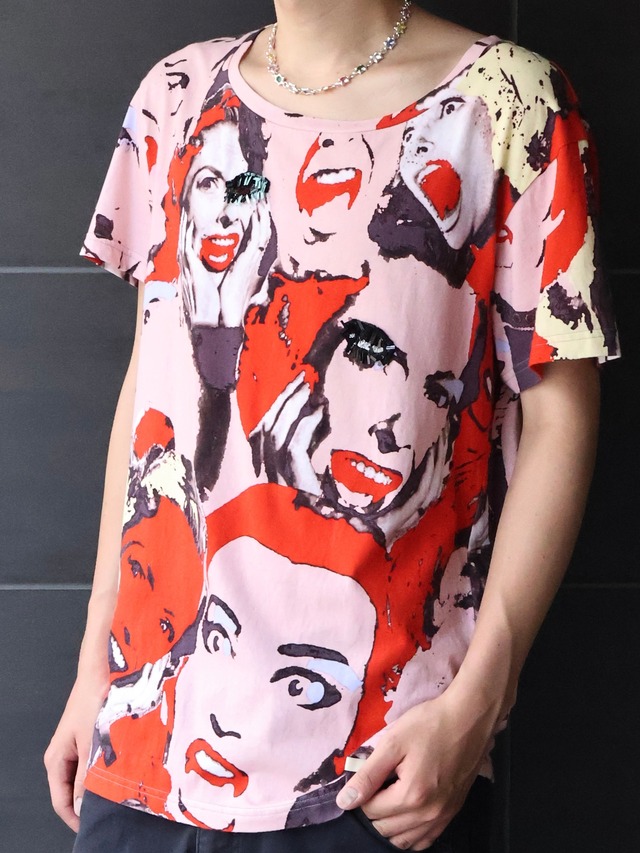 【marc jacobs】graphic design half sleeve top