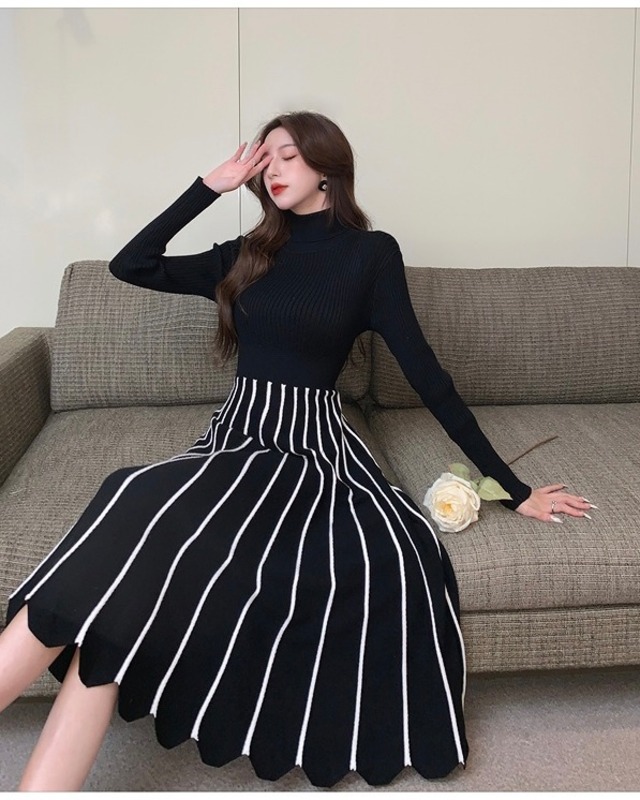 Black Stripe dress