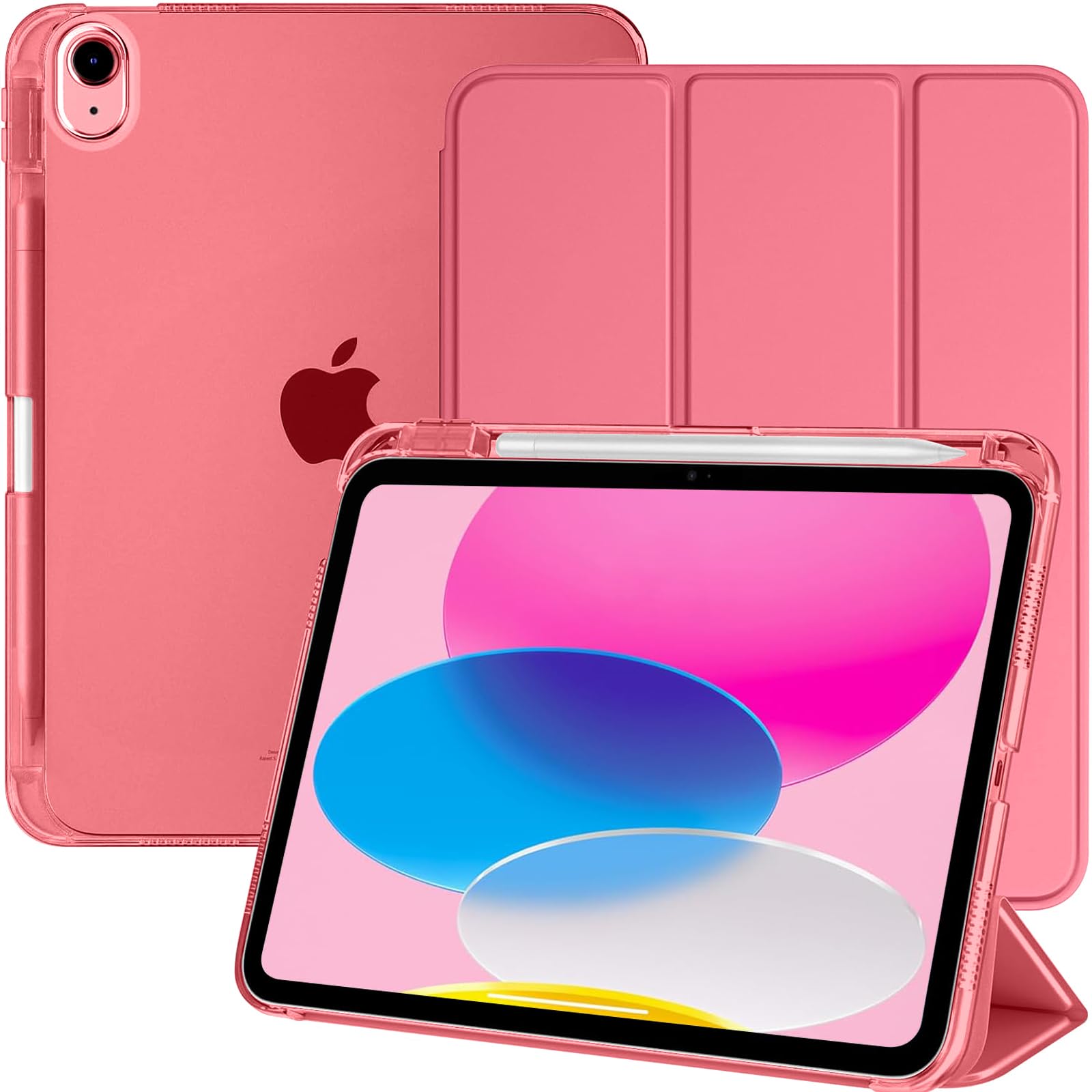 Nexilyce ケース 対応 iPad (A16) 第11/10世代 (2025/2022モデル) スイカレッド
