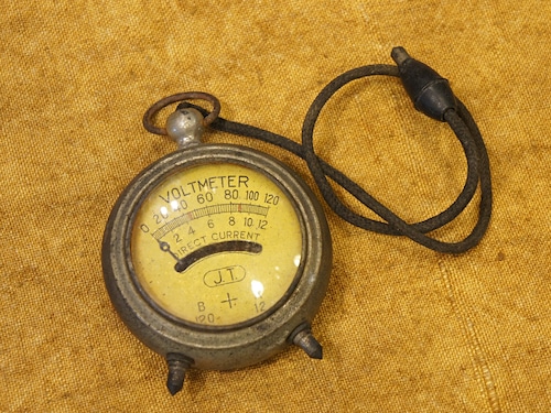 【Vintage品】J.T. VOLTMETER アンティーク電圧計