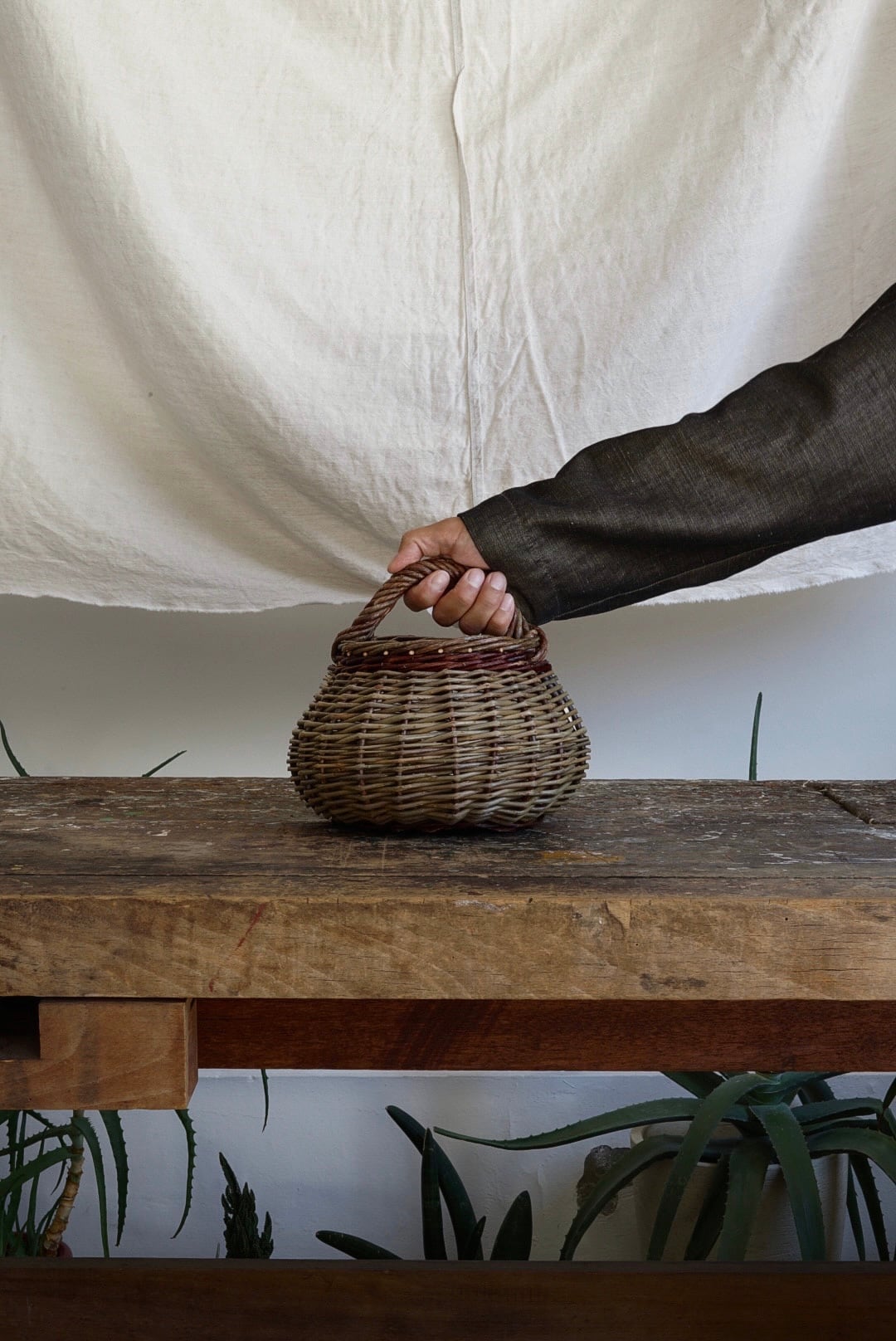 YVES ANDRIEUX - WICKER BASKET MINI