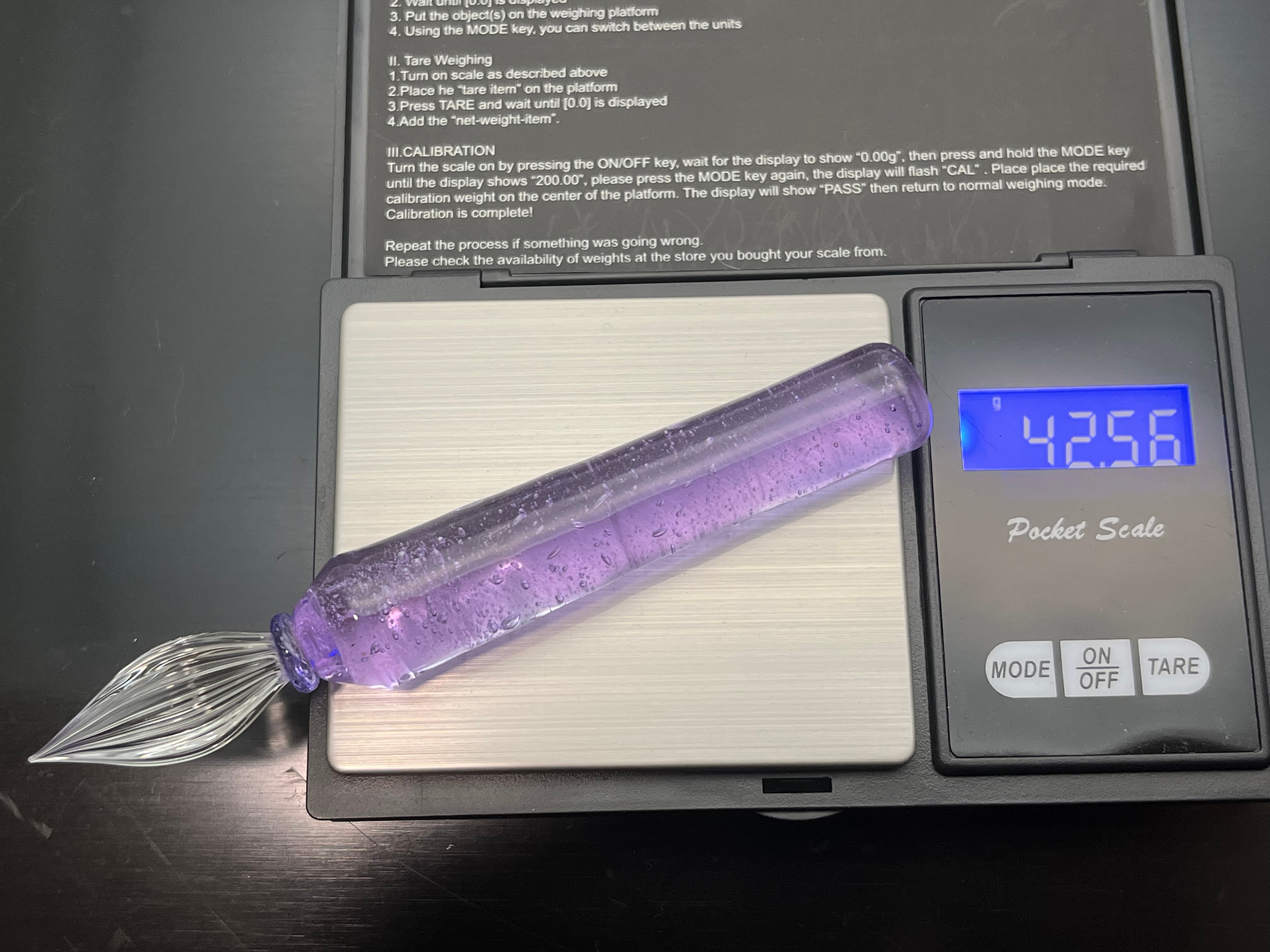 クレヨンシリーズ 『泡紫ガラスペン』 | EnergyFrog