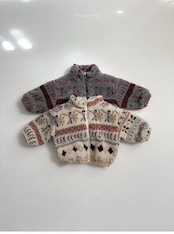 〖取寄〗韓国子供服 / 26winter / minirobe / エディボアジップアップ / キッズ *S~XL*