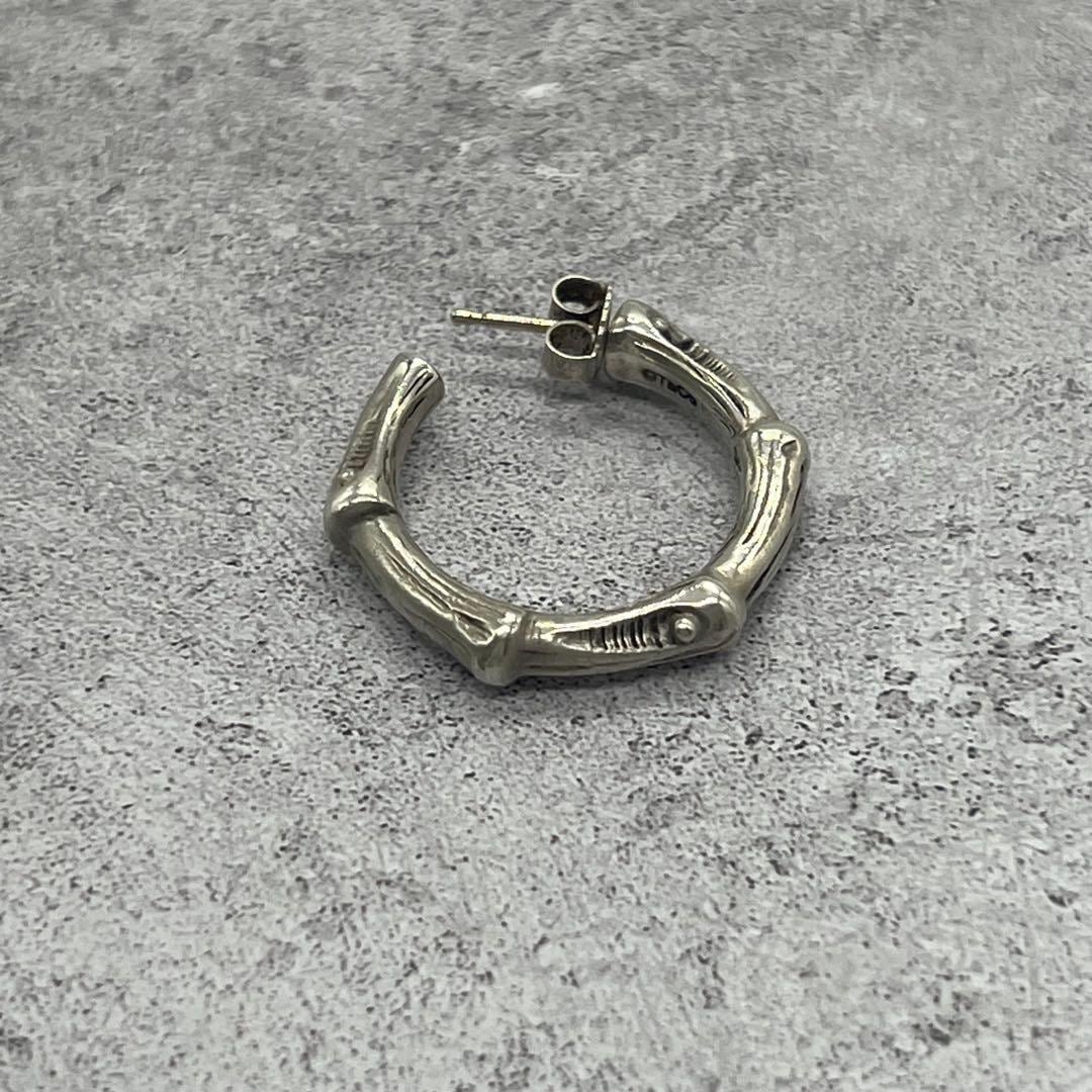 ティファニー TIFFANY&CO バンブー フープ ピアス ラージ SV925