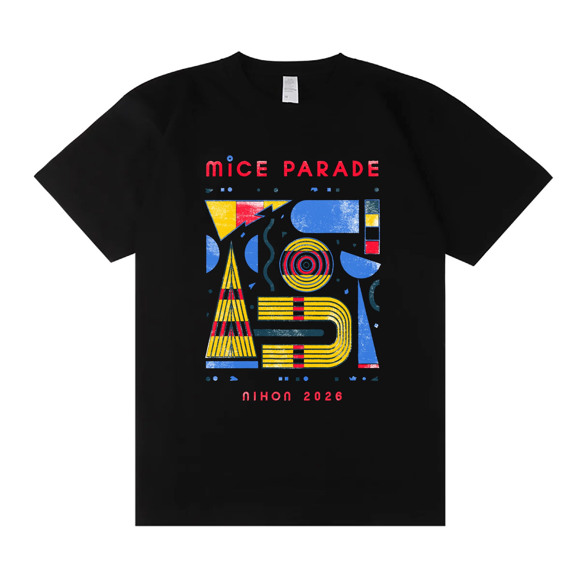Mice Parade / Japan Tour 2026 T-Shirts（Black）