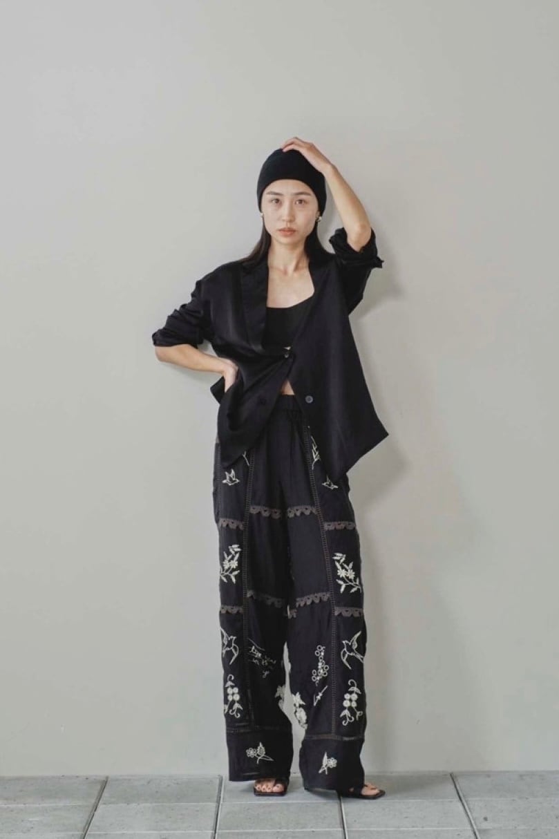 TODAYFUL Embroidery Patchwork Trousers エンブロイダリーパッチ