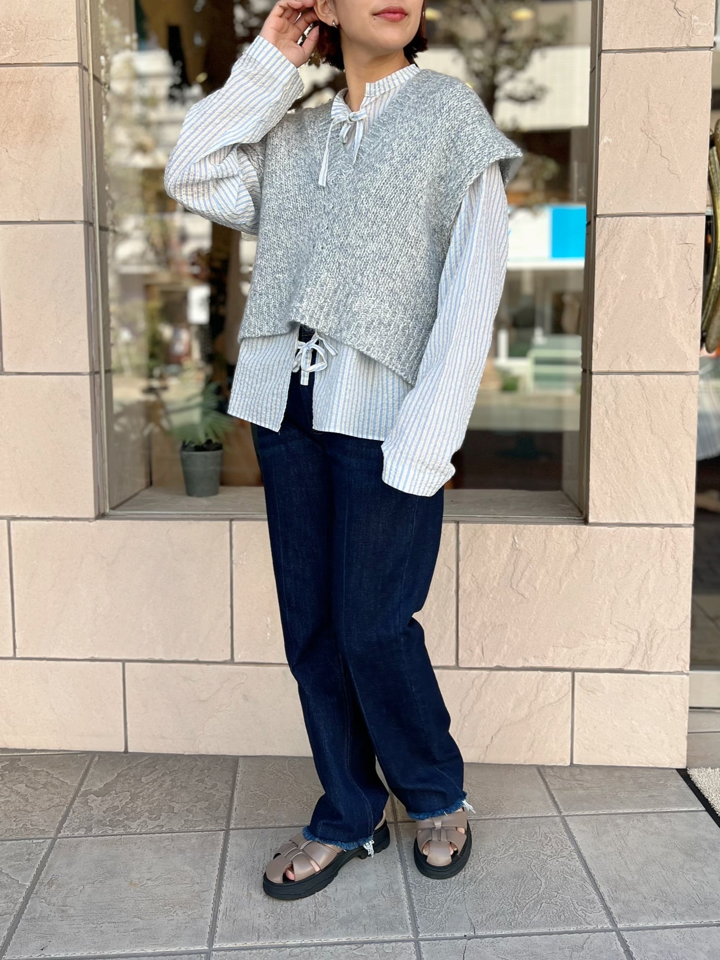 TICCA / ウールカシミヤ2WAYベスト | anouk