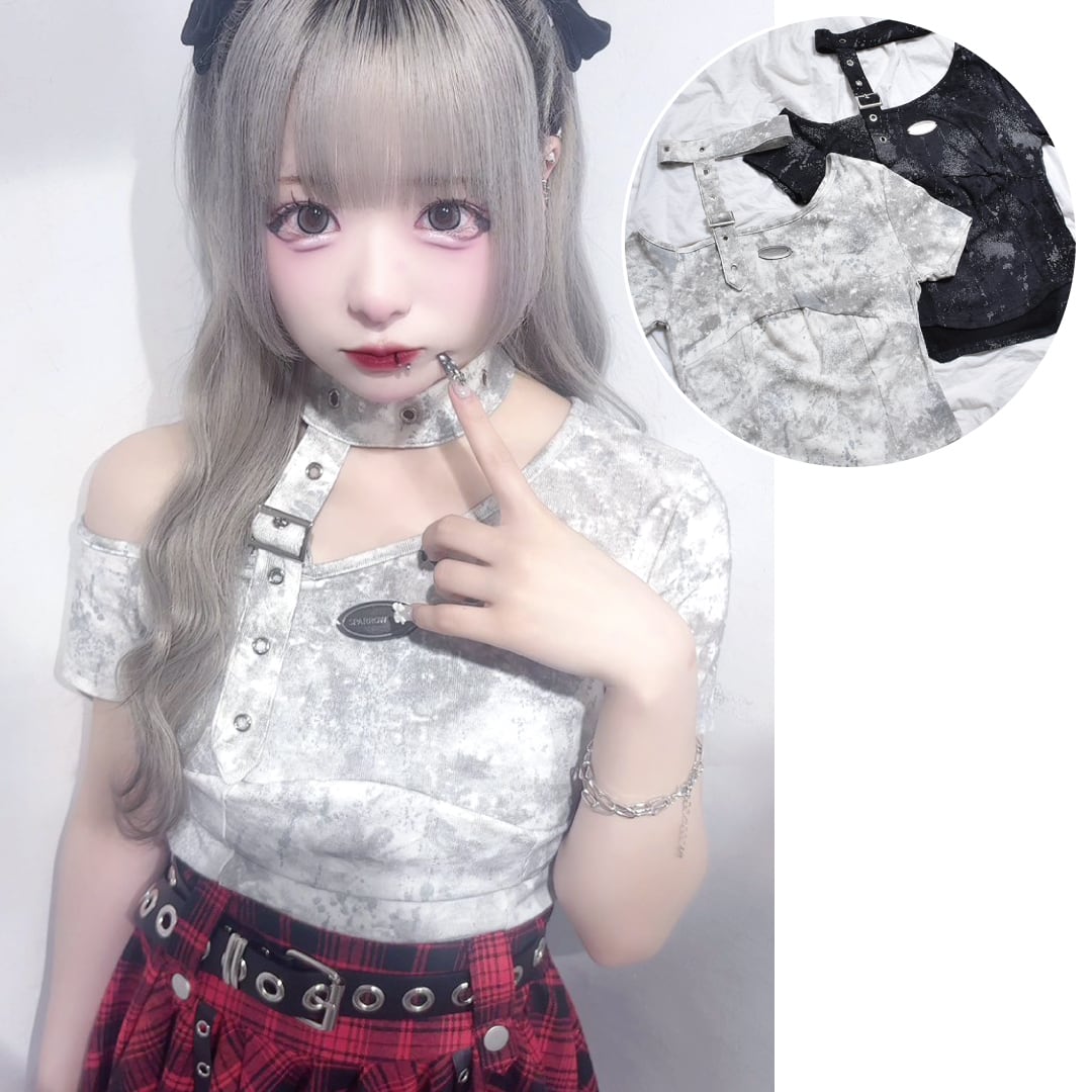 ネックベルトアシメピタTシャツ | VOLCAN&APHRODITE 公式通販