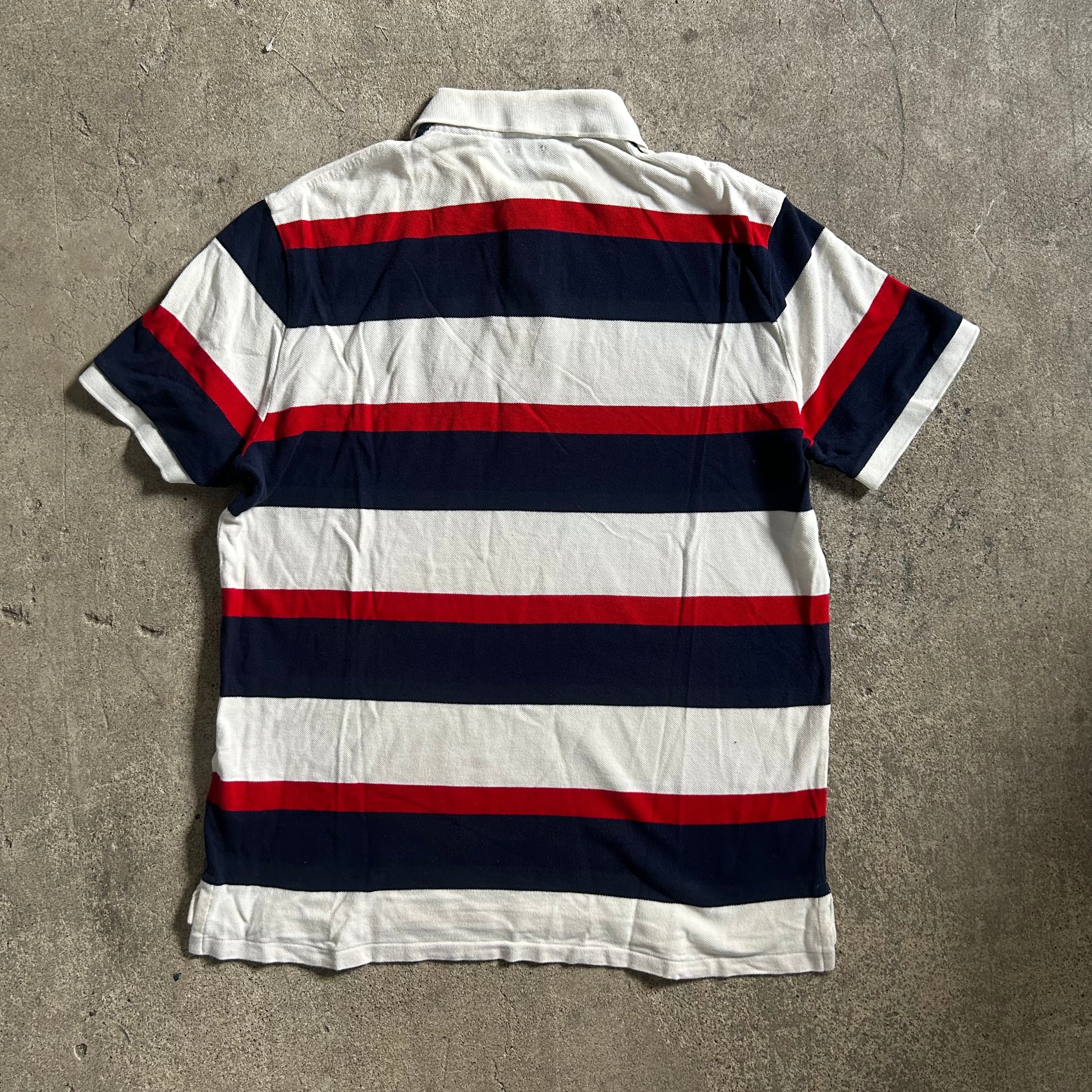 POLO Ralph Loren Border Polo Shirt ポロ ラルフローレン ポロシャツ ...