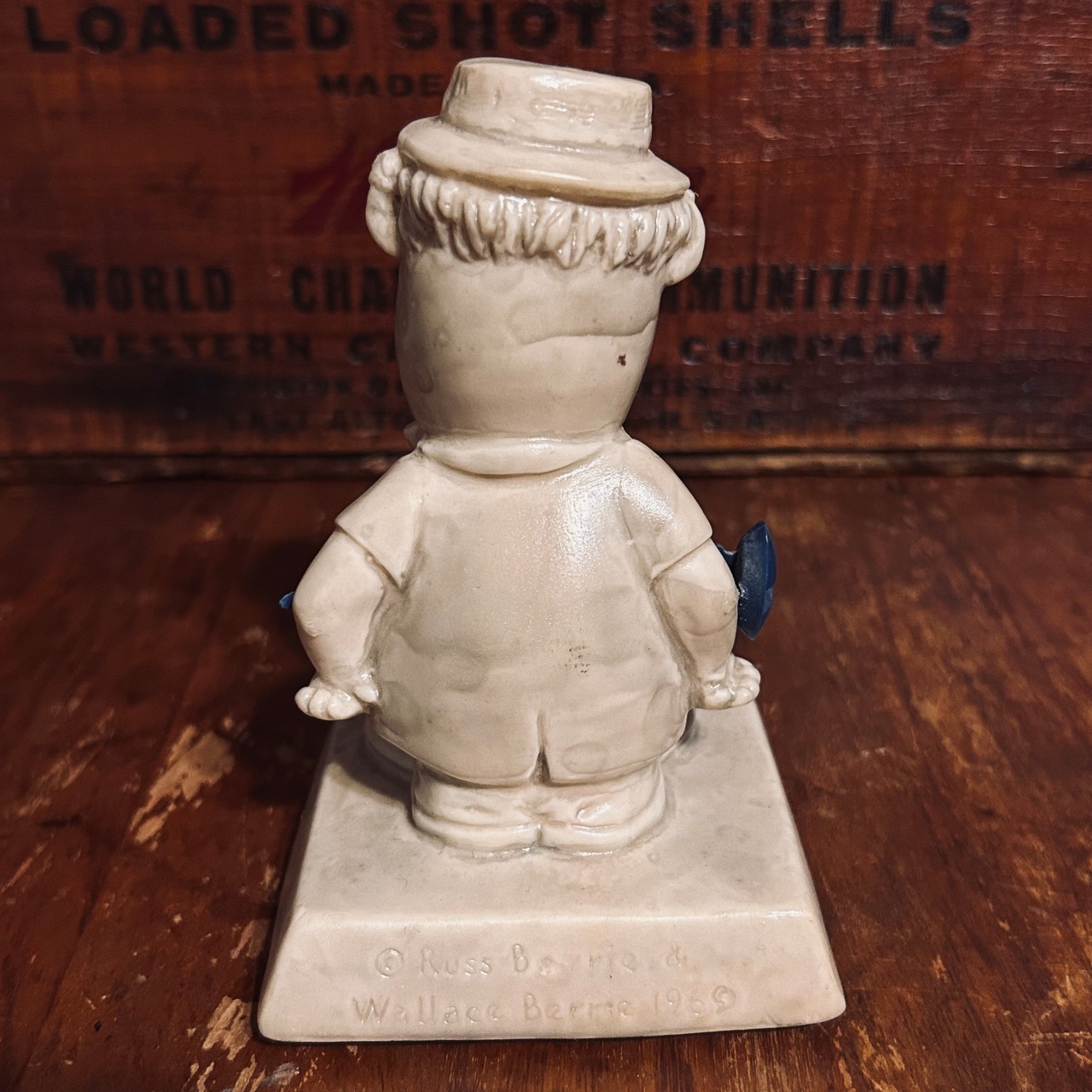 1970 ラス・ベリー ヴィンテージ メッセージドール R&W BERRIES “WORK HARD, BE FAITHFUL… YOU’LL GET YOUR JUST REWARD” Sillisculpt  D-671