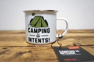 【輸入マグカップ】アウトドア　ホーロー　マグカップ　Foster & Rye Camping Is Intents