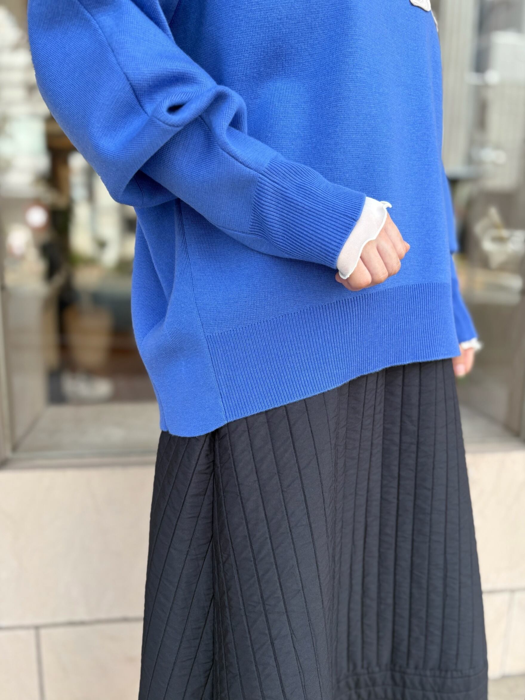 再再入荷！】Dignite collier / フェルトロゴニットプルオーバー | anouk