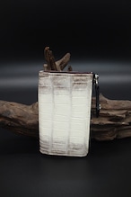 Item No.0485：Little zip wallet /Himalayan Crocodile / Dress finish