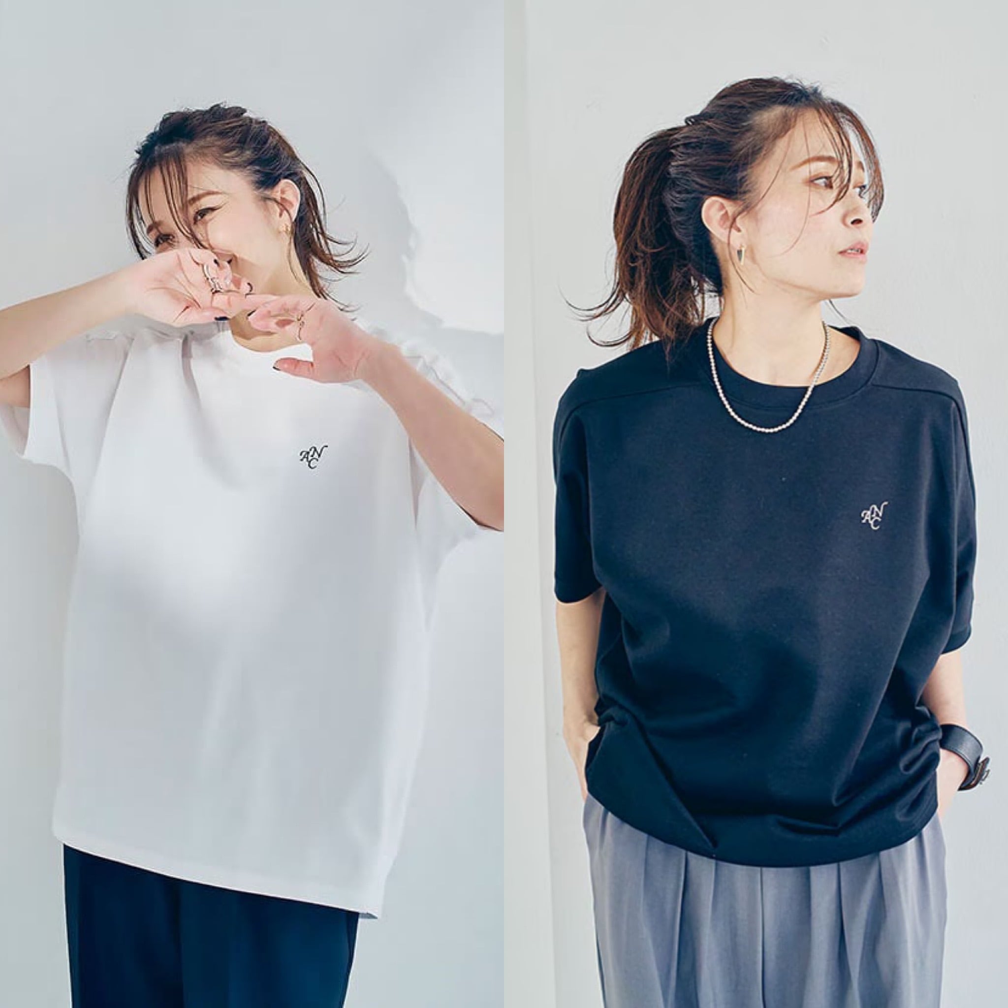 (7月ご決済)IA様専用ページ:【 ANIECA 】Sweat tee ホワイト