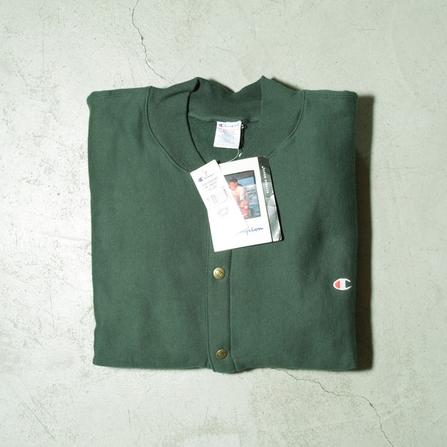 DEAD STOCK 90's Champion reverse weave snap cardigan made in USA[M]