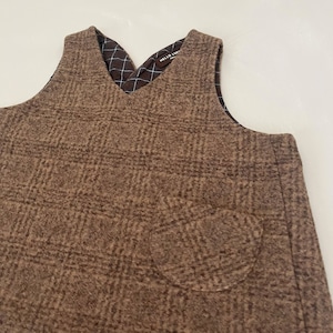 HELLOLUPO APRON SKIRT - Mocha Mousse