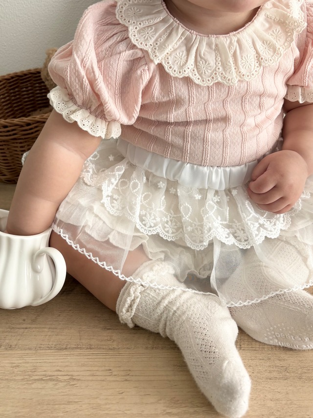 ꒰ 即納 ꒱ chouchou lace skirt / mkids