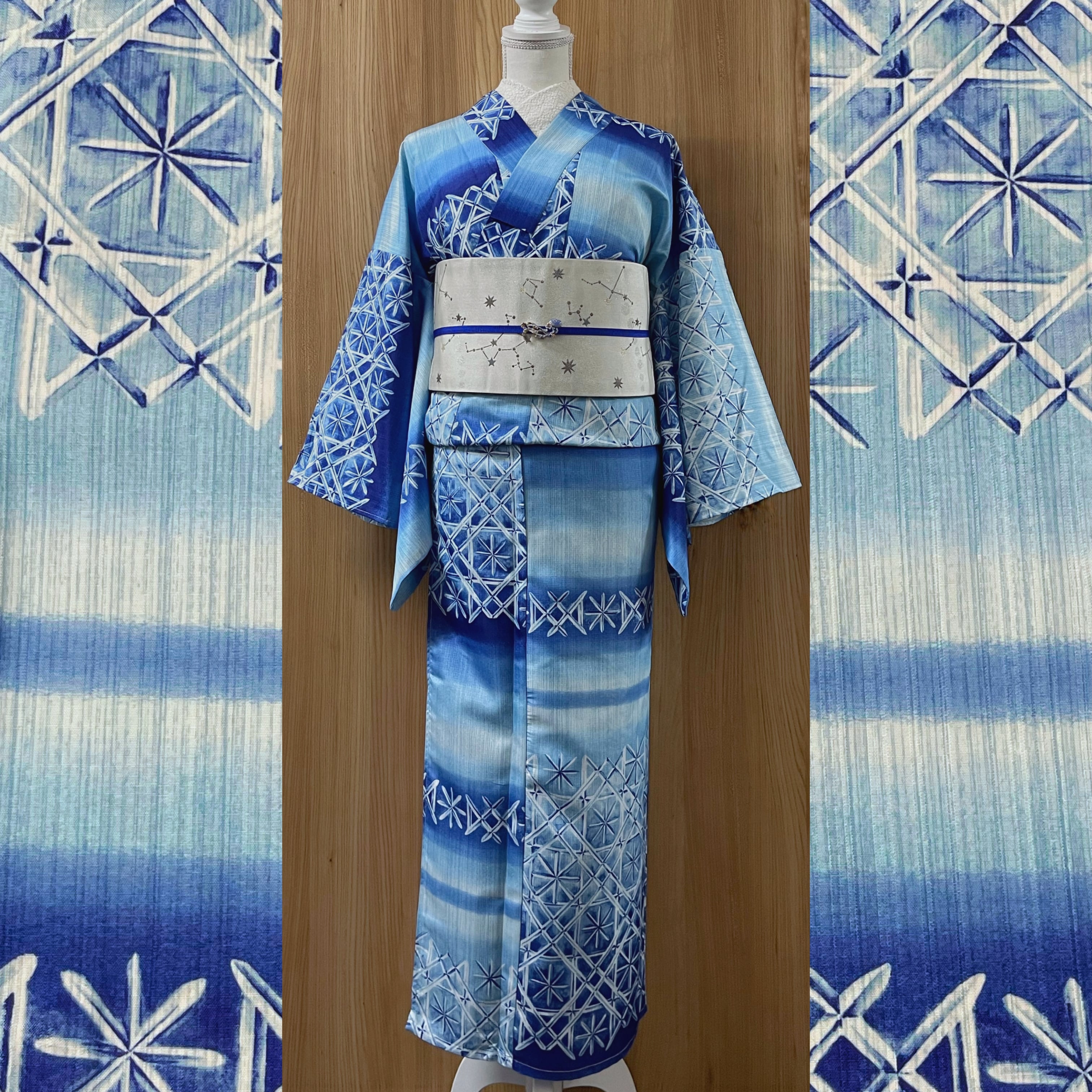 Chiaraです❣️ 【着物と帯 時流】T25585◆浴衣反物 未使用品◆ きもの楸堂-kisasagedo-