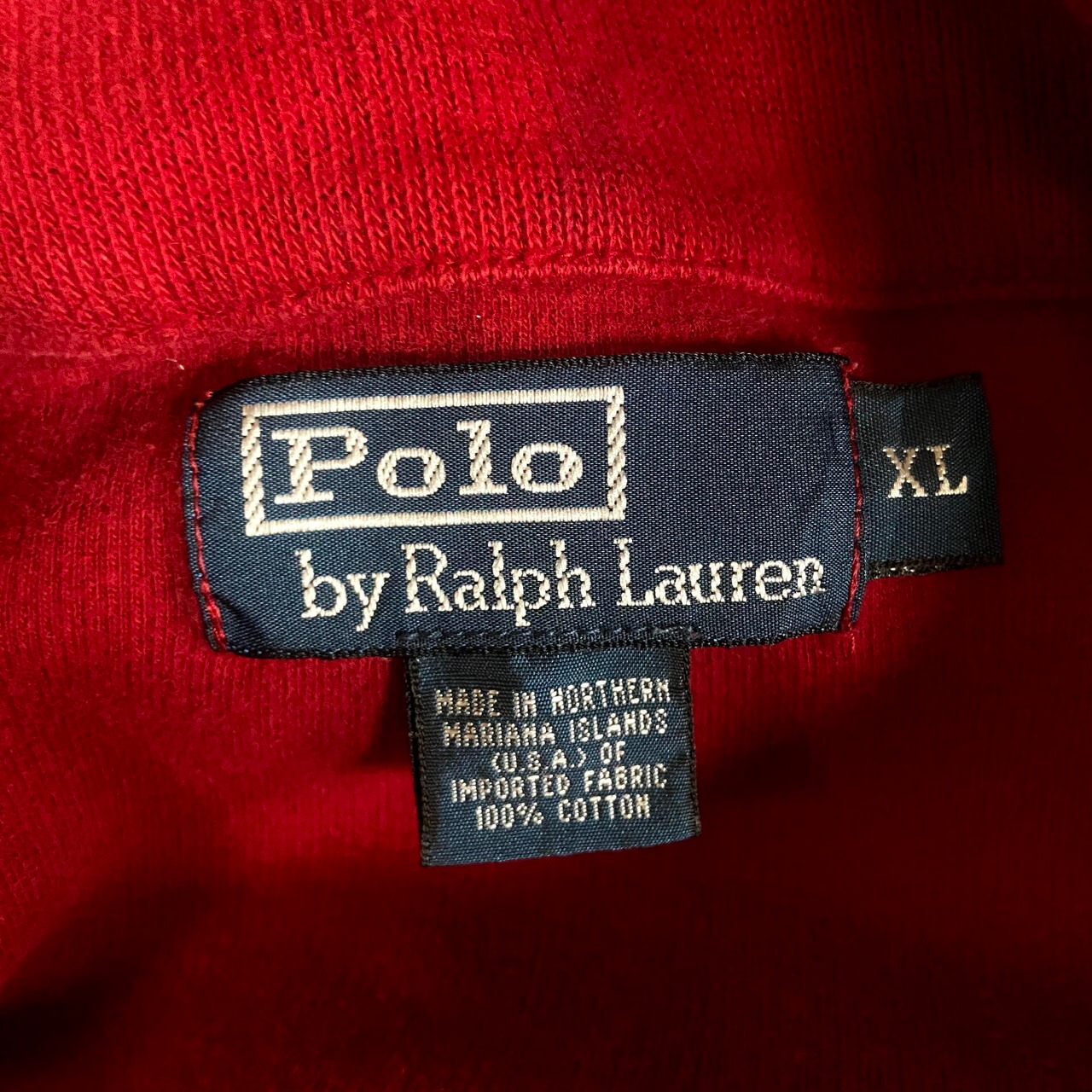 ポロバイラルフローレン ハーフジップスウェット メンズXL 古着 Polo 