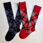 R& D.M.Co-/OLDMAN'S TAILOR ARGYLE SOCKS/アーガイルソックス レディース #2741