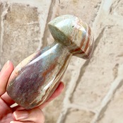 オーシャンジャスパー*マッシュルーム102*きのこ*天然石カービング*天然石インテリア*置き物