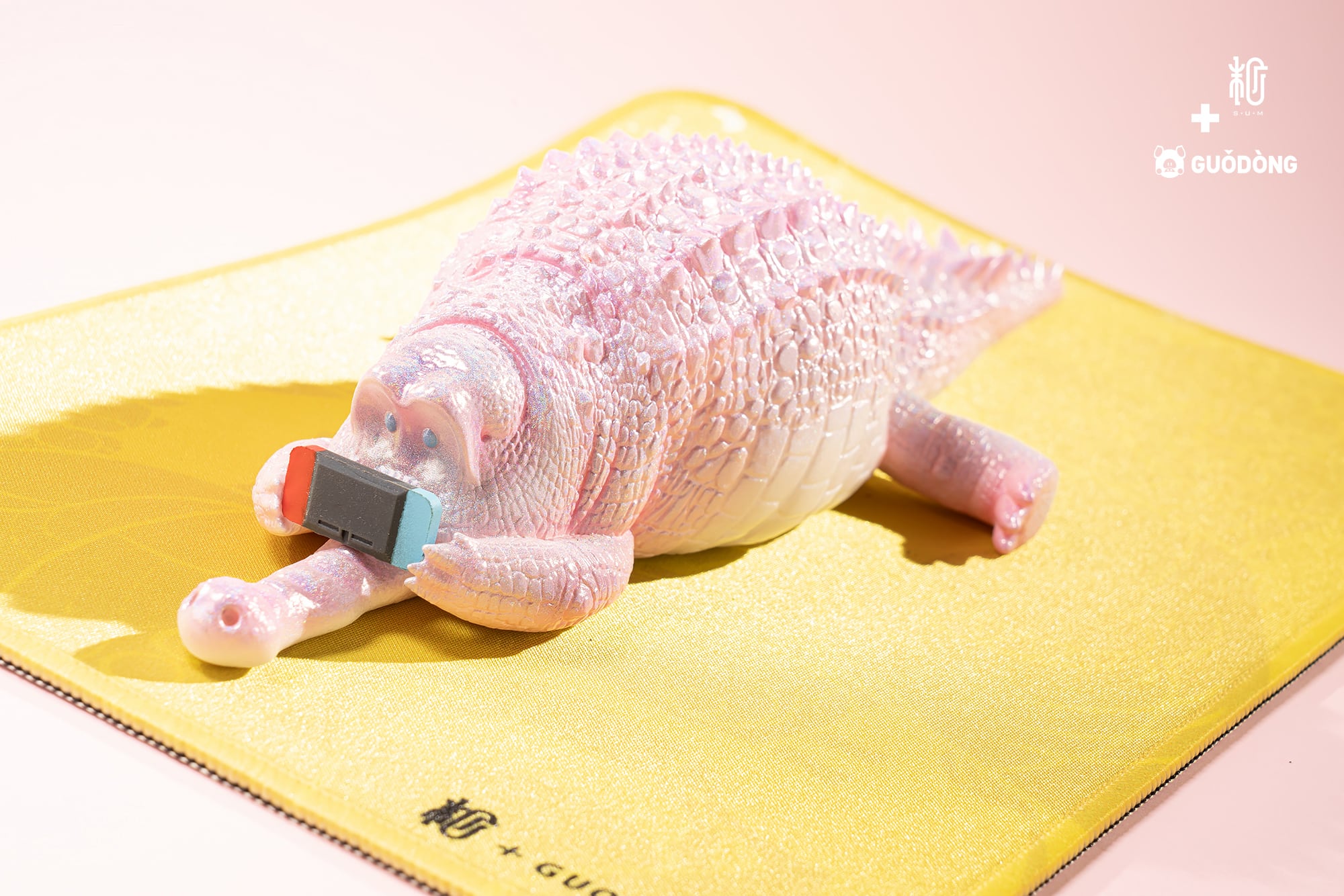 Lazy animals ワニII （ピンク）｜guodong | sumart