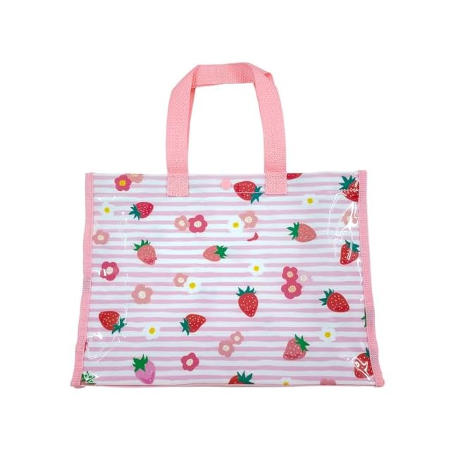 定番】レッスンバッグ ピンク×ストライプ 縦30cm×横40cm | PAY ID