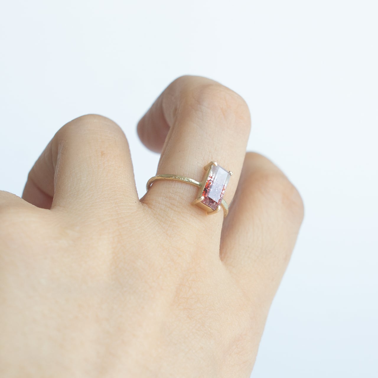Rock Ring ーレピドクロサイトインクォーツ | Kumiko Taya jewelry