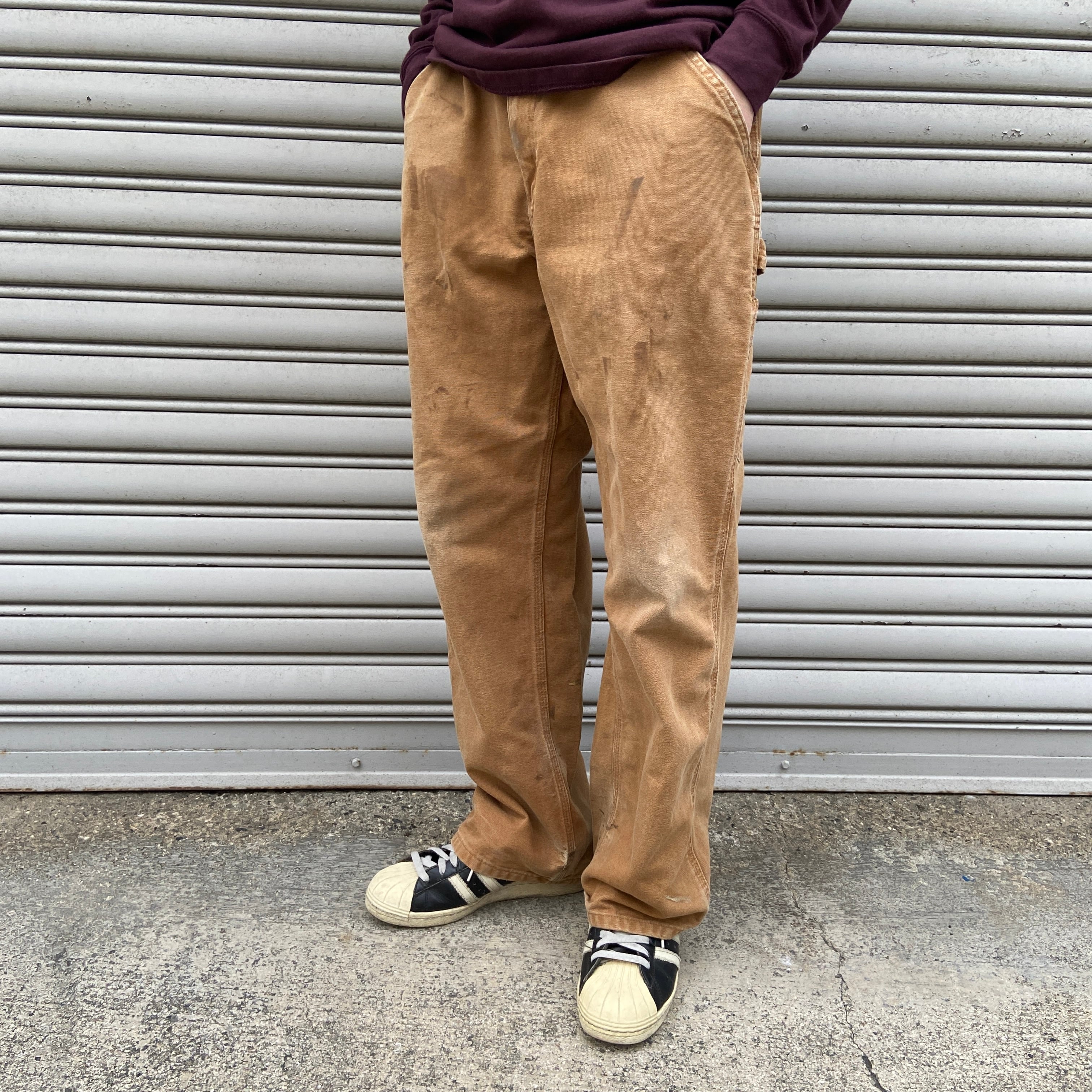 Carhartt カーハート ダブルニーダックペインターパンツ W34 DKB