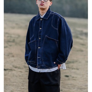 Front button denim jacket 0179