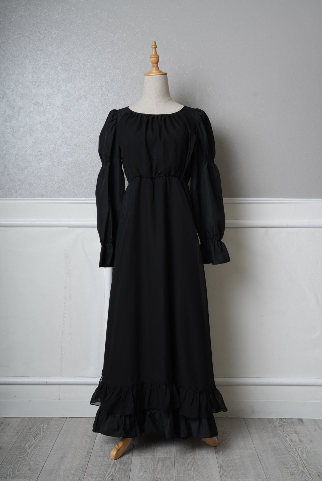 アンティークシルエットドレス / BLACK | noitique