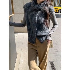 ソフトシルエットニットベスト 2color　RA3125