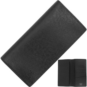 Unused LOUIS VUITTON ルイヴィトン 札入れ タイガ ポルトフォイユ ロン 黒 M30541 未使用