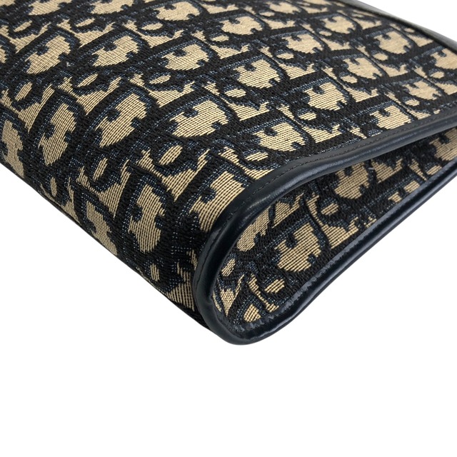 Christian Dior クリスチャン ディオール トロッター ショルダーバッグ ネイビー ロゴ ジャガード レザー ワンショルダーバッグ vintage ヴィンテージ オールド s83xi3