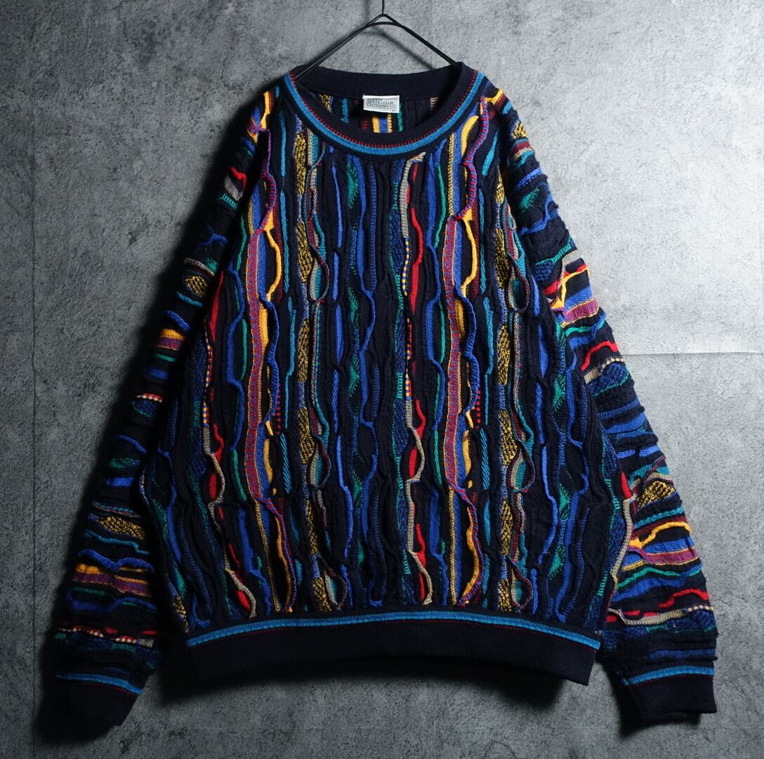 “Purely Australian”Multicolor 3D Pattern Design Knit