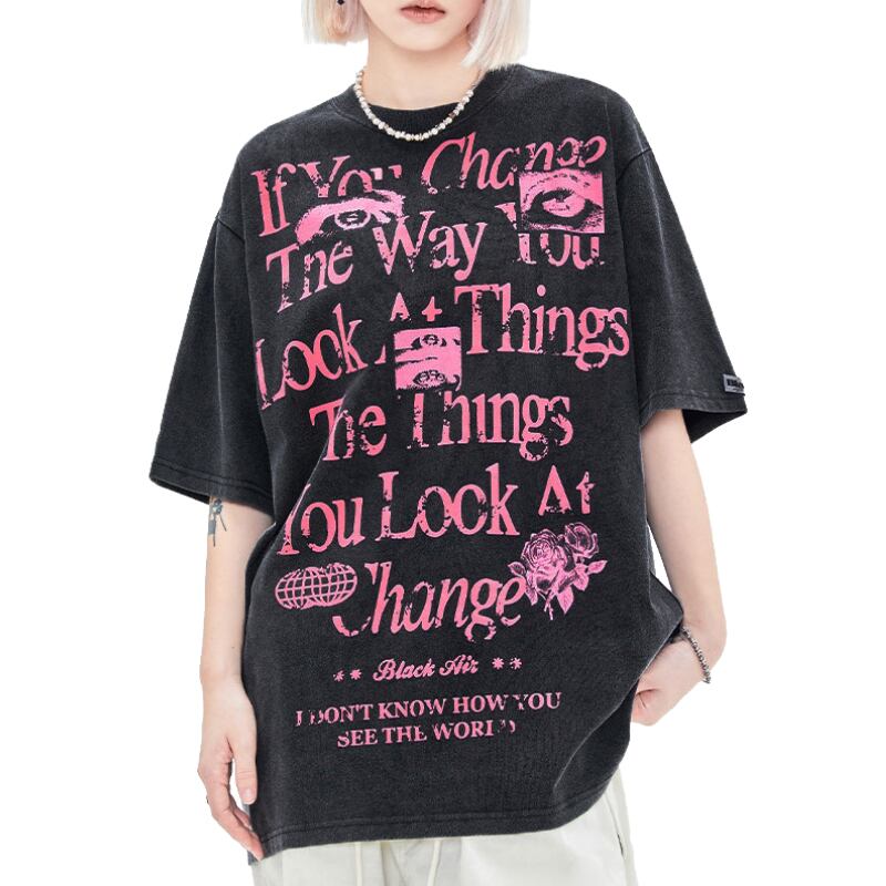 "EeYeE" High Street Loose T-Shirts