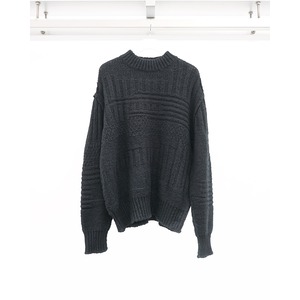 [The Viridi-anne] (ザヴィリディアン) VI-4029-07 CABLE SWEATER