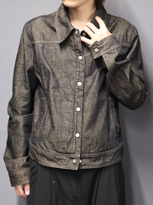 【gianfranco ferre】snap button denim jacket