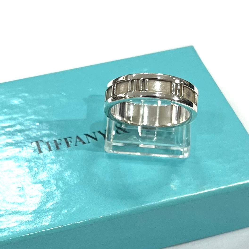 TIFFANY&CO】【18.5号】2841 時を纏う シルバー925号アトラスリング