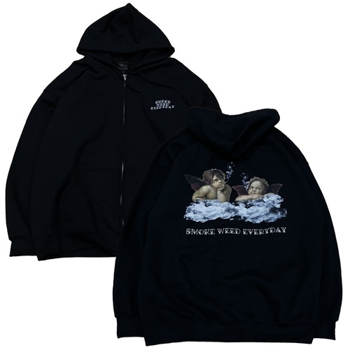 Smoke Angels Zip-Up Hoodie