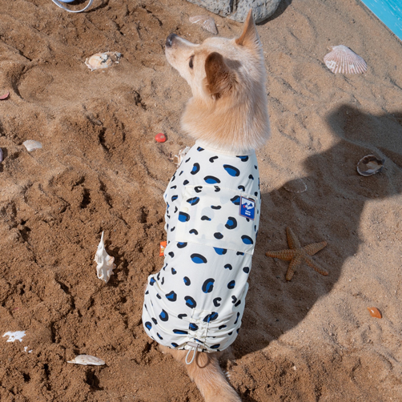 【PUPPYGARRERY公式】Little panther cooling jumpsuit 　2XL-3XL