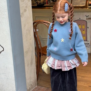 秋デラックス刺しゅう花柄セーター