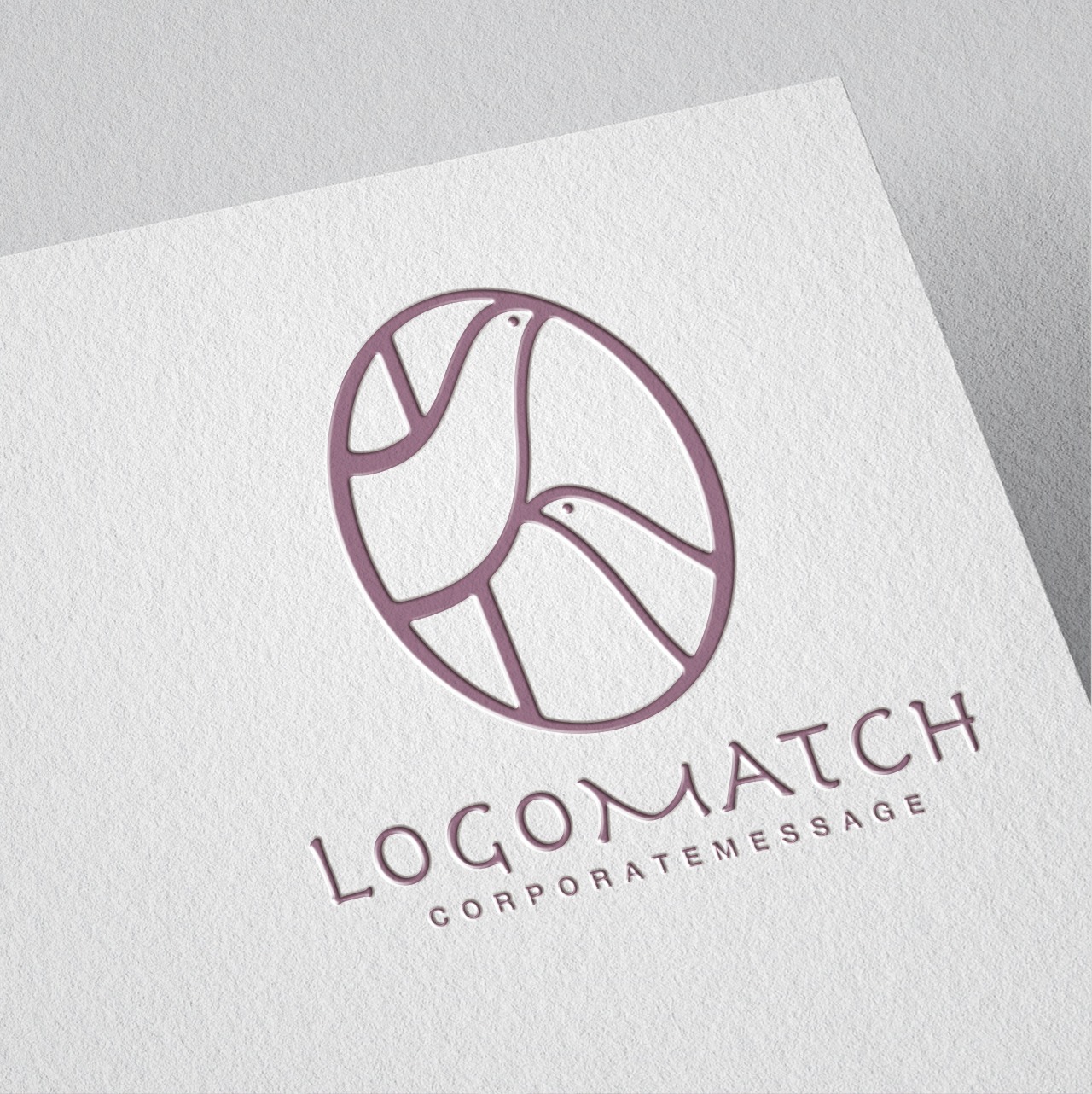 寄り添う鳥のKロゴ