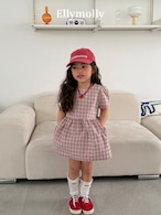 【 ellymolly / 予約 】Mellow check dress