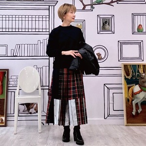 デザインニットカーディガン