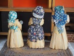 小さなとうもろこし人形 ブルー 3体セット 画像11