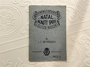 【GG037】NATAL BEAUTY SPOTS AUTOMOBILE ASSOCIATION GUIDE BOOK / display book