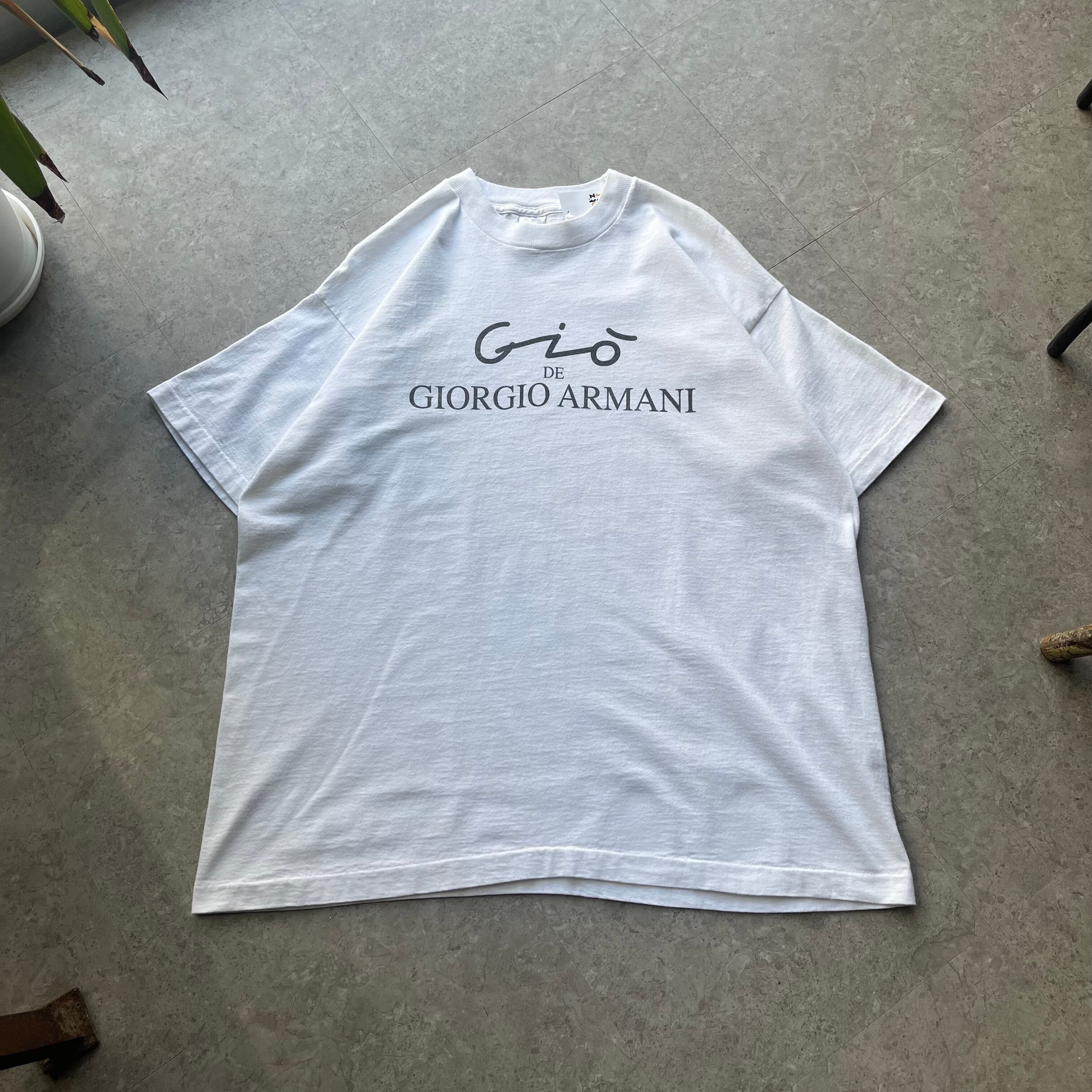 90s GIORGIO ARMANI logo T-shirt【仙台店】 | What'z up