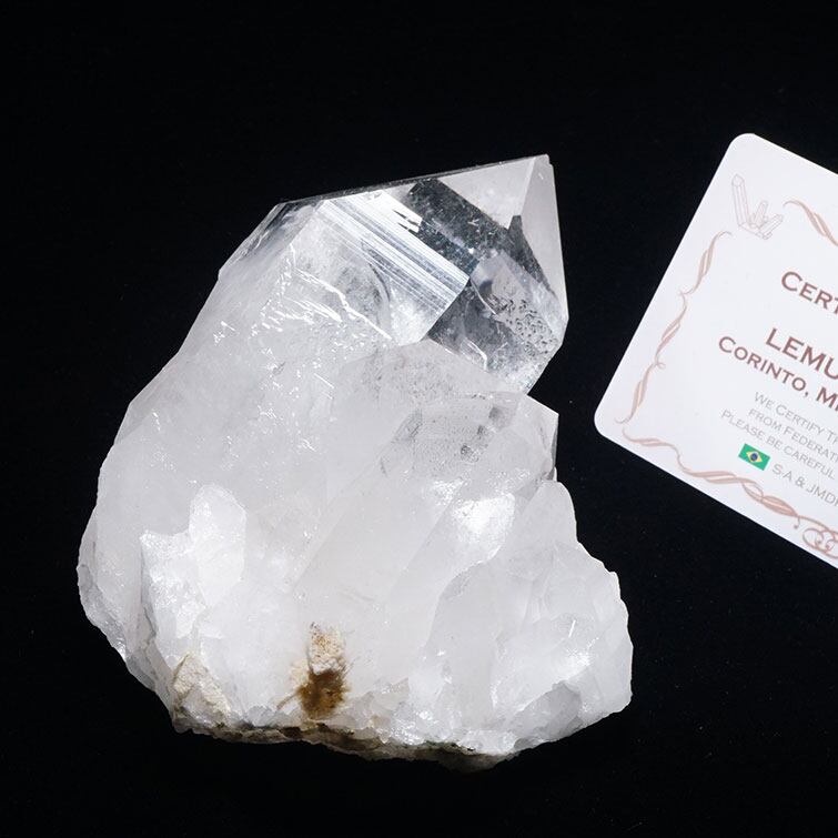 水晶 クラスター ブラジル ミナスジェライス州 コリント産 レムリアンシード 証明書付属 一点物 282-321